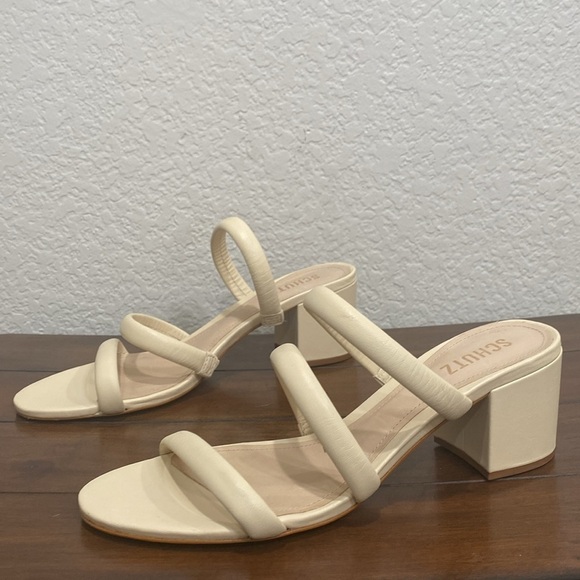 Schutz Olly Block Heel Sandals Size 11 - Picture 5 of 9